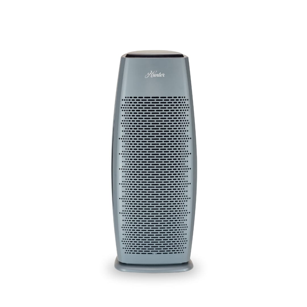 Hunter Tall Tower Air Purifier, 3-Stage True HEPA Filter, Sleep Mode, Timer, Quiet Operation, HP600