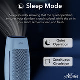 Hunter Tall Tower Air Purifier, 3-Stage True HEPA Filter, Sleep Mode, Timer, Quiet Operation, HP600