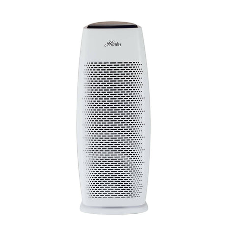 Hunter Tall Tower Air Purifier, 3-Stage True HEPA Filter, Sleep Mode, Timer, Quiet Operation, HP600