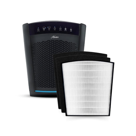 Hunter Large UVC Multi-Room Console HEPA Filter Air Purifier, HP850UV