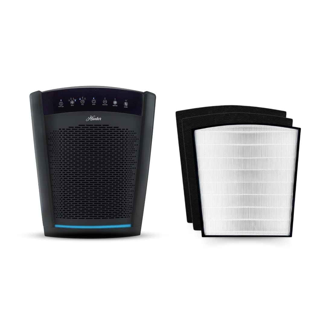 Hunter Large UVC Multi-Room Console HEPA Filter Air Purifier, HP850UV