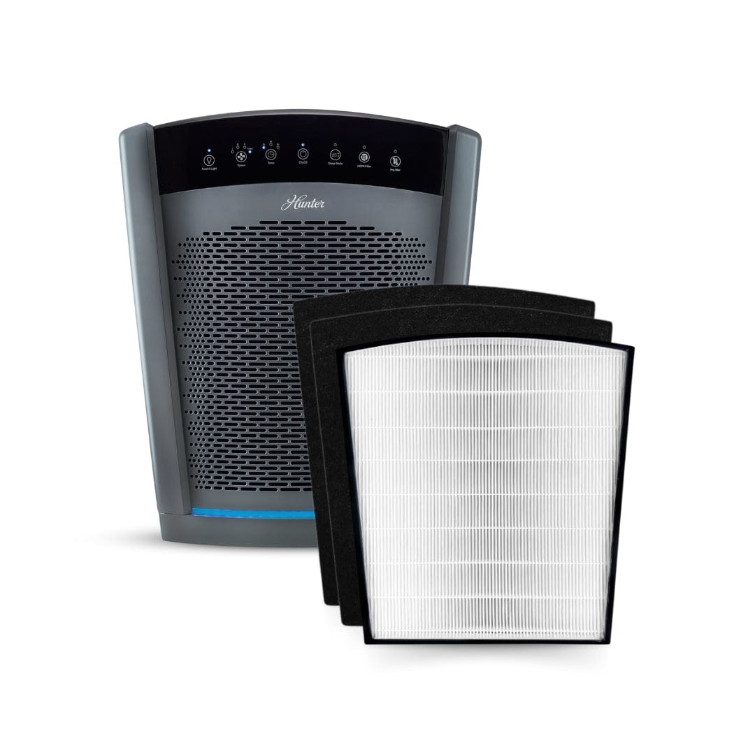 Hunter Large UVC Multi-Room Console HEPA Filter Air Purifier, HP850UV