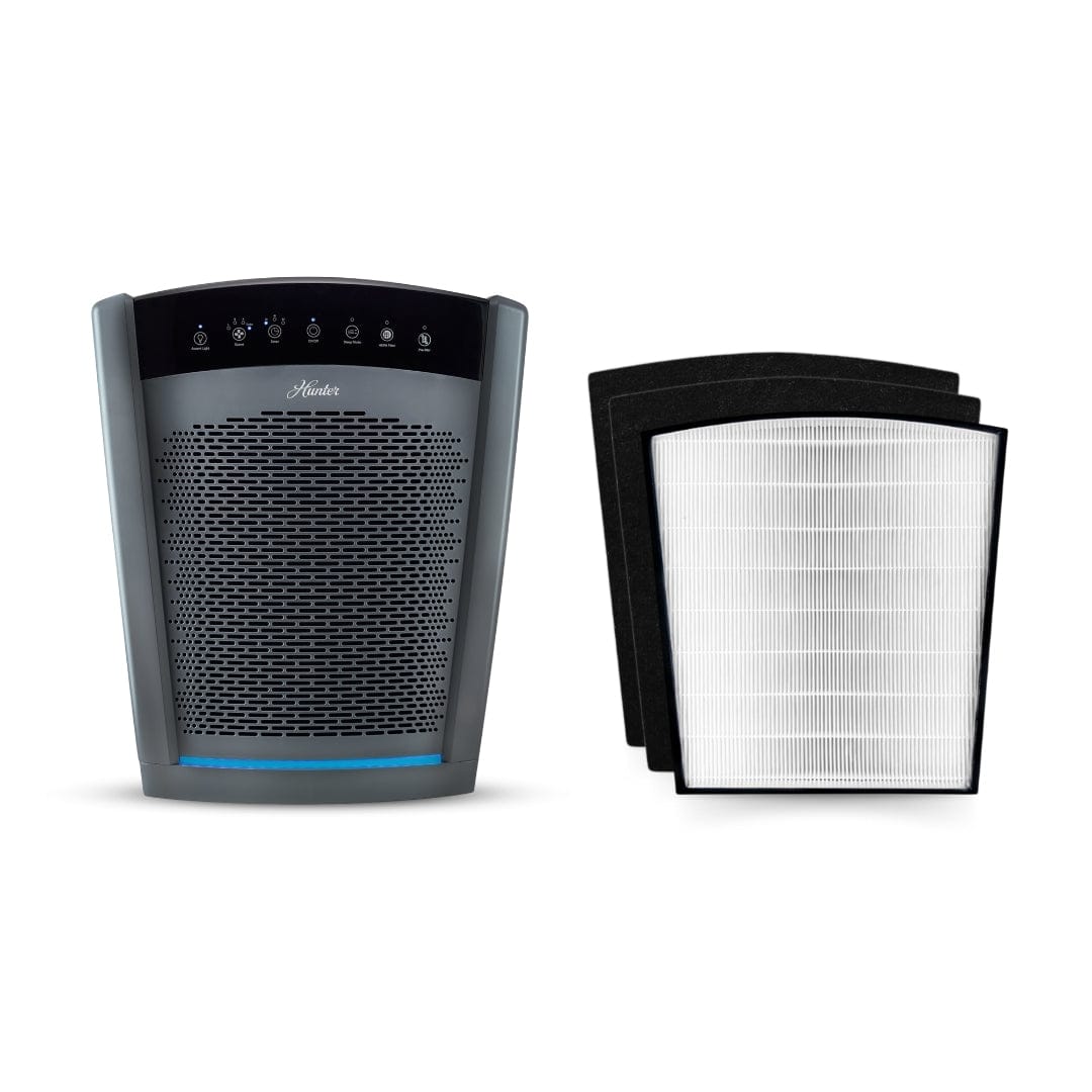 Hunter Large UVC Multi-Room Console HEPA Filter Air Purifier, HP850UV