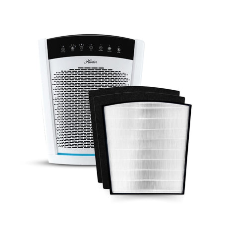 Hunter Large UVC Multi-Room Console HEPA Filter Air Purifier, HP850UV