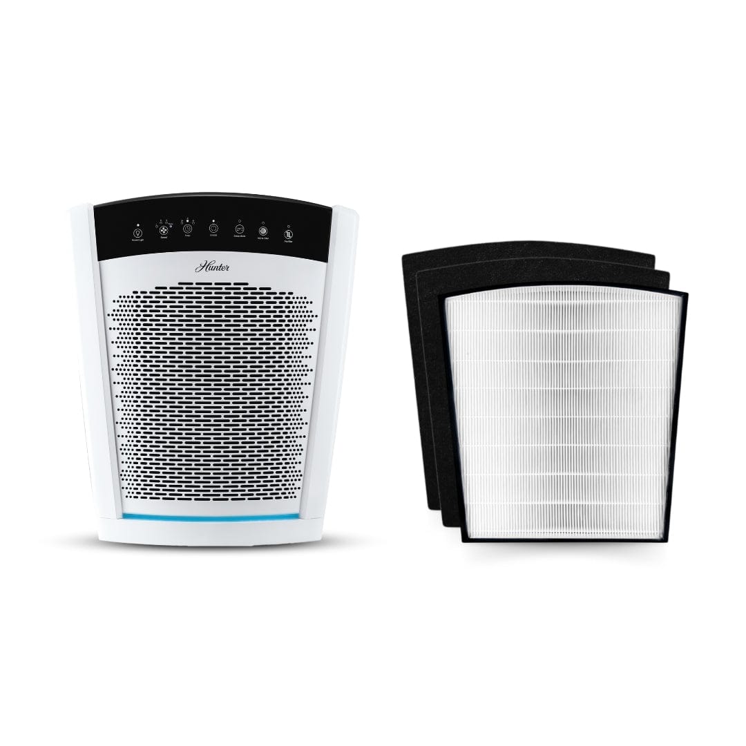 Hunter Large UVC Multi-Room Console HEPA Filter Air Purifier, HP850UV