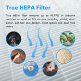 Hunter Large UVC Multi-Room Console HEPA Filter Air Purifier, HP850UV