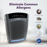 Hunter Large UVC Multi-Room Console HEPA Filter Air Purifier, HP850UV