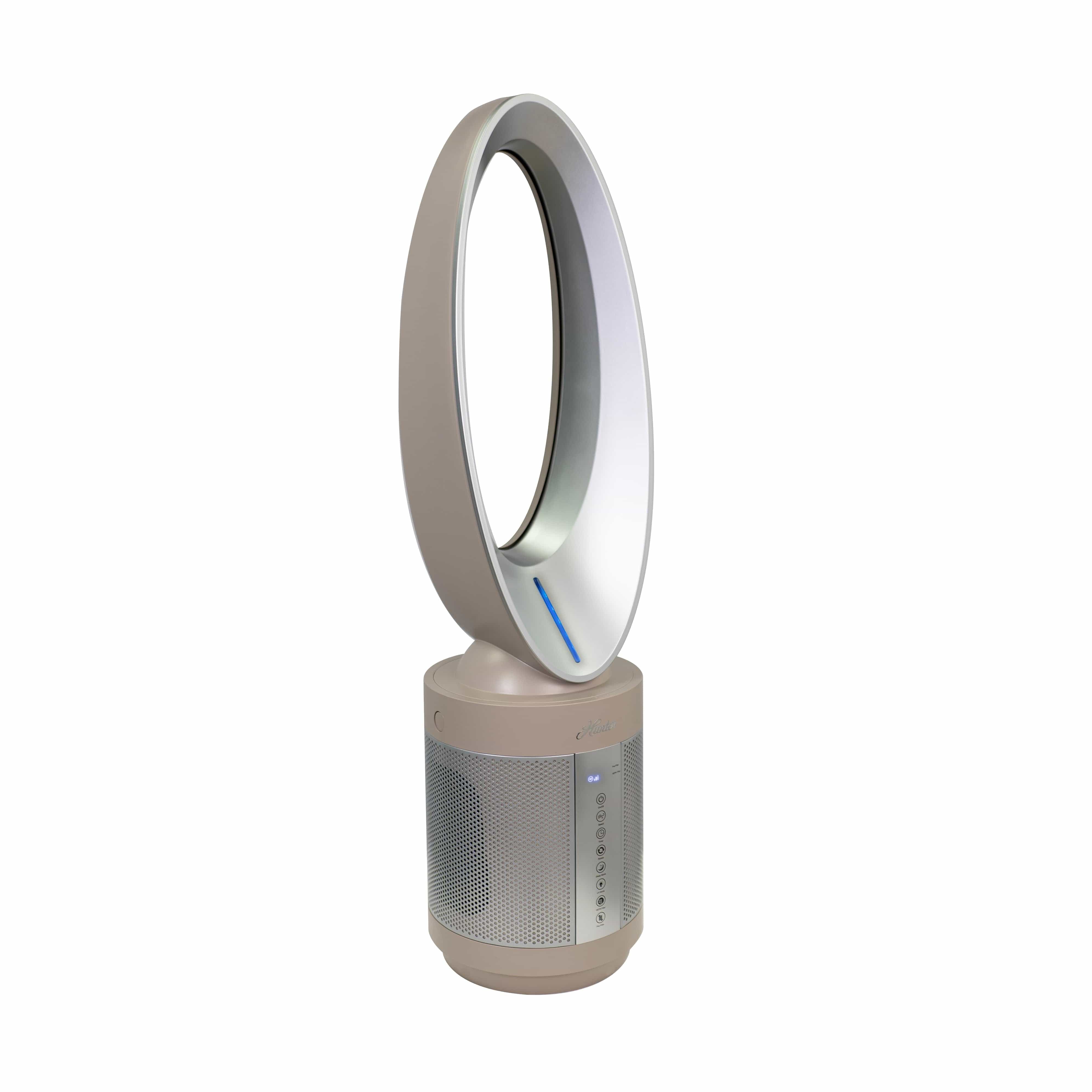 Hunter ExtremeAir Tower Bladeless Air Purifier Fan 2-in-1 for Home Combo, True HEPA, HPF520