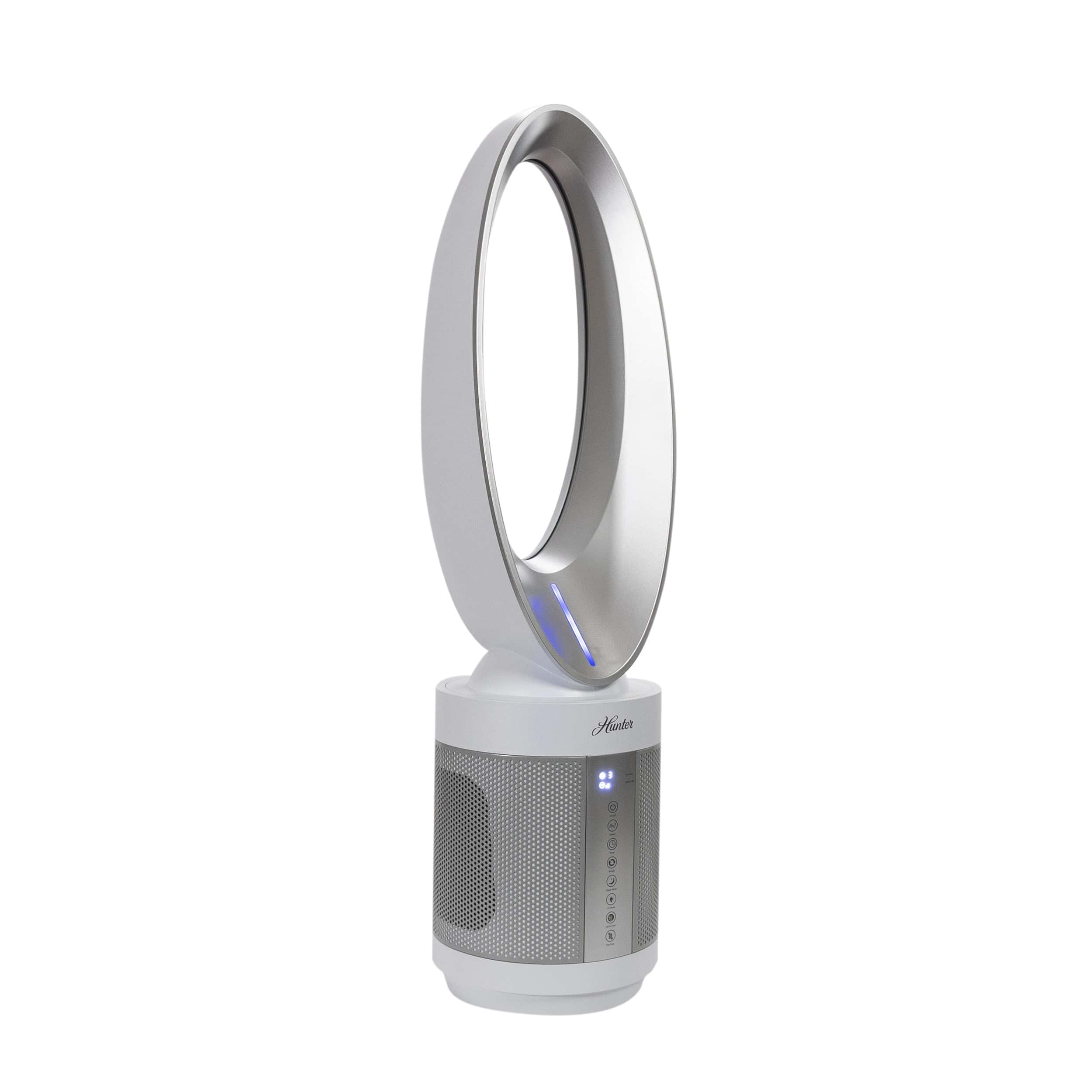 Hunter ExtremeAir Tower Bladeless Air Purifier Fan 2-in-1 for Home Combo, True HEPA, HPF520