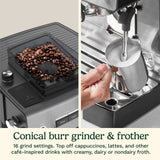 Cuisinart Espresso Bar™ Grind & Brew Espresso Machine, Black