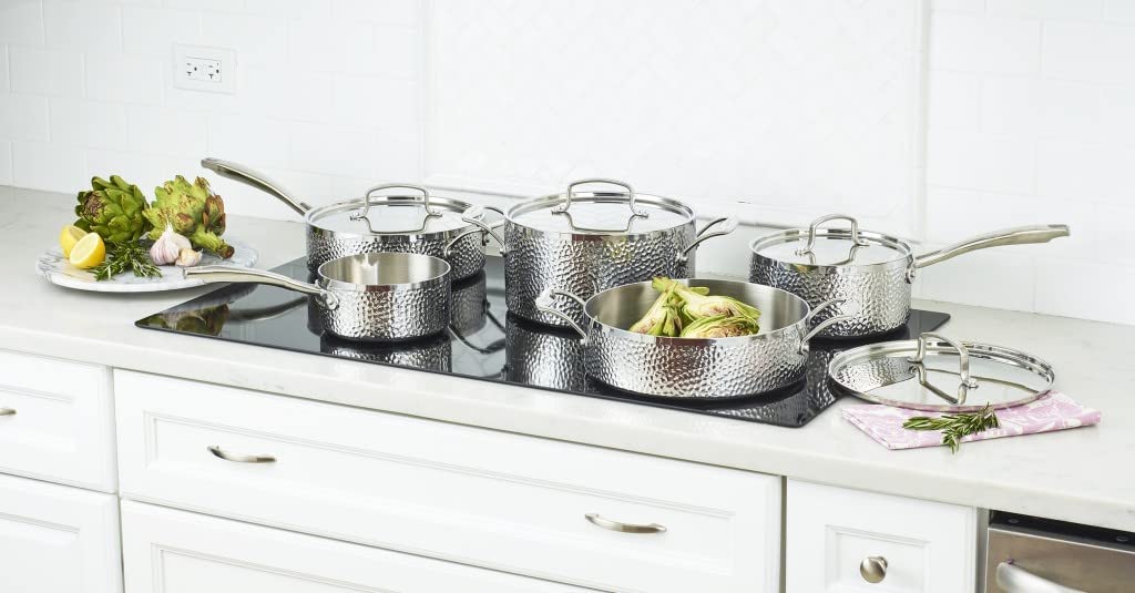 Cuisinart HTP-9 Cookware Set, Stainless Steel, Medium