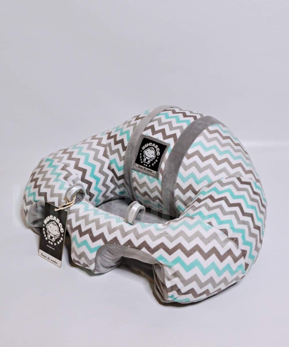 Hugaboo Infant Sitting Chair, Blue Chevron