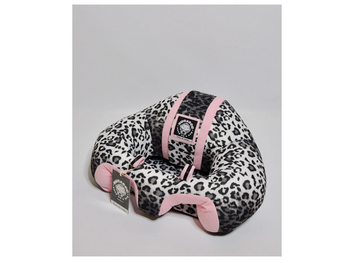 The Original Hugaboo Infant Sitting Chair, Pink Snow Leopard