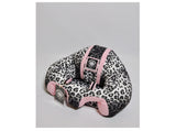 Hugaboo Infant Sitting Chair, Portable, Washable Baby Floor Seat, Pink Snow Leopard