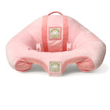Hugaboo Infant Sitting Chair,  Portable, Washable Baby Floor Seat, Sakura Pink & Blush