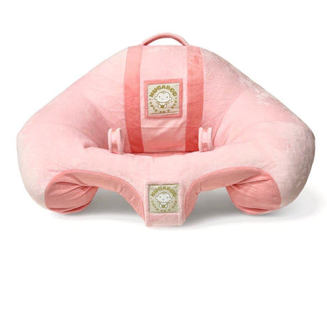 Hugaboo Infant Sitting Chair,  Portable, Washable Baby Floor Seat, Sakura Pink & Blush