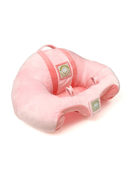 Hugaboo Infant Sitting Chair,  Portable, Washable Baby Floor Seat, Sakura Pink & Blush