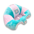 Hugaboo Infant Sitting Chair, Portable, Washable Baby Floor Seat, Cotton Candy