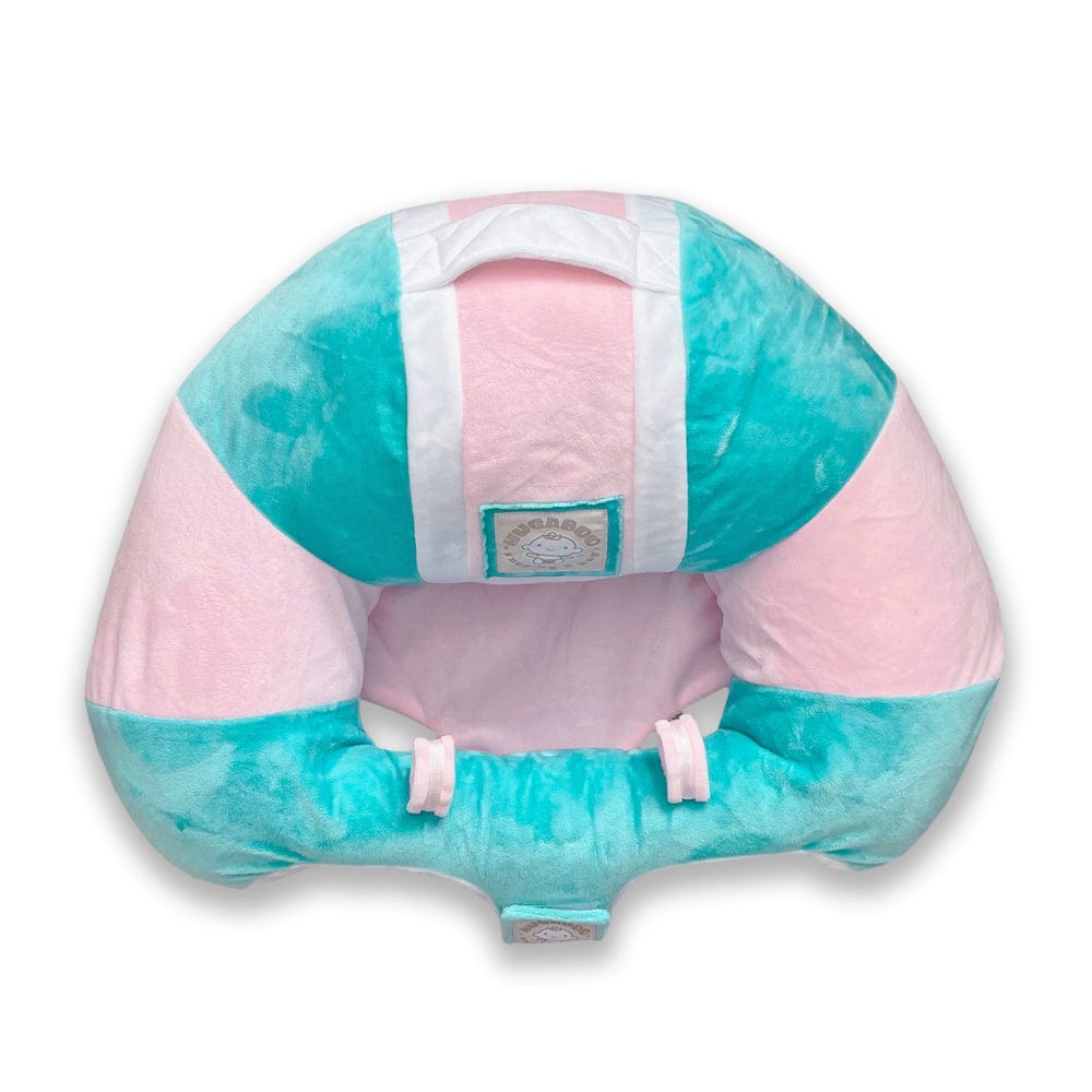 Hugaboo Infant Sitting Chair, Portable, Washable Baby Floor Seat, Cotton Candy
