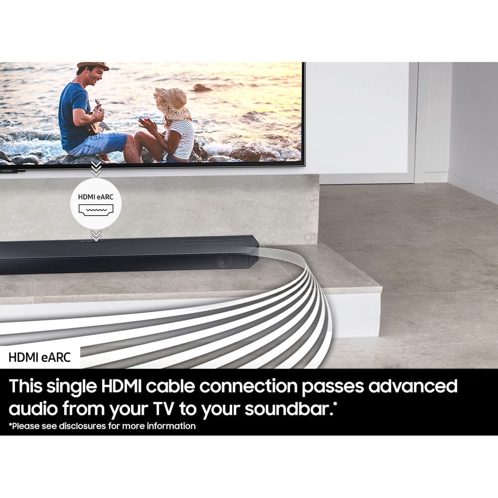 Samsung HW-Q60CC/ZA-RB 3.1 ch Q-Series Dolby ATMOS Wireless Soundbar System - Certified Refurbished