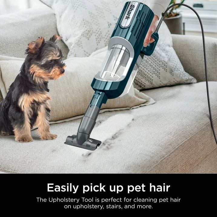 Shark Ultralight PetPro Corded Stick Vacuum with PowerFins HairPro Odor Neutralizer Technology, Blue Iris - Certified Refurbished