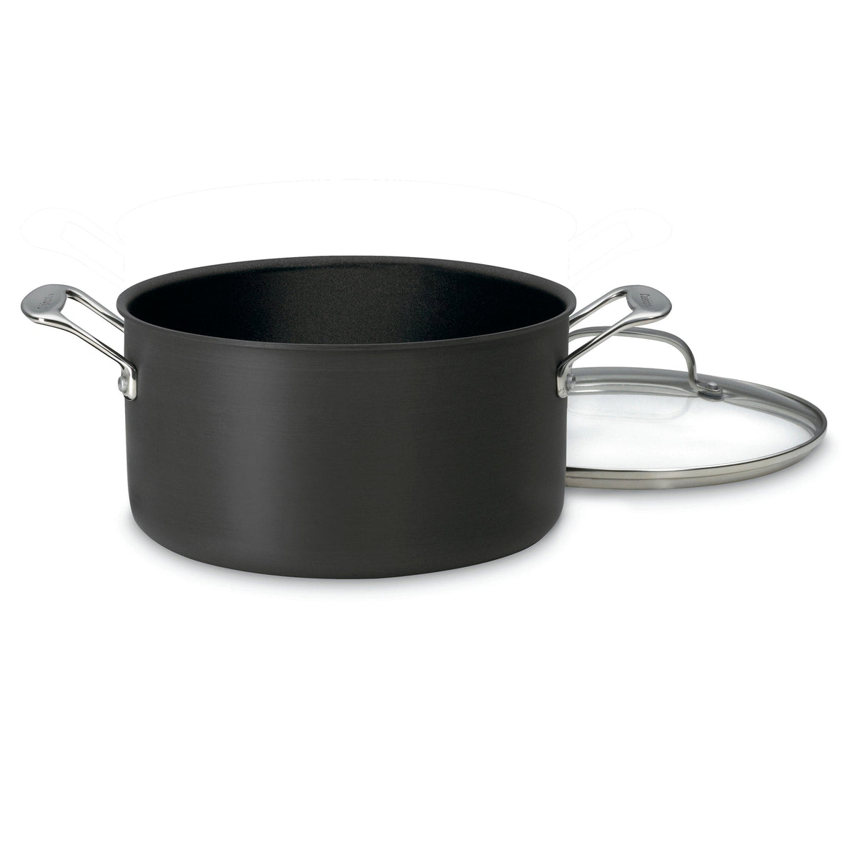Cuisinart Chef's Classic™ Non-stick Hard Anodized 6 Quart Stockpot, Black