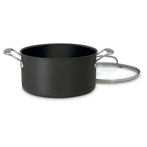 Cuisinart Chef's Classic™ Non-stick Hard Anodized 6 Quart Stockpot, Black