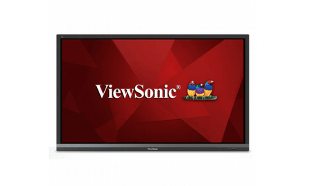 ViewSonic 65" 2160p 4K Interactive Display, 20-Point Touch, VGA, HDMI, LCD - Certified Refurbished