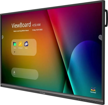 ViewSonic 65" 2160p 4K Interactive Display, 20-Point Touch, VGA, HDMI, LCD - Certified Refurbished
