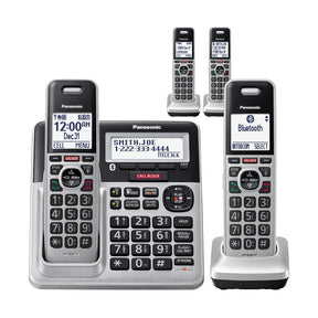 Panasonic DECT 6.0 Bluetooth 4-Handset Cordless Phone Bundle - Certified Refurbished