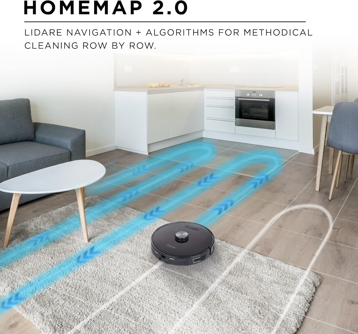 iHome AutoVac Nova Self Empty Robot Vacuum and Mop - Certified Refurbished