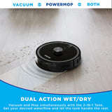 iHome AutoVac Nova S1 Pro Self Empty Robot Vacuum, LIDAR Mapping, 150 Min Runtime, Strong Suction - Certified Refurbished Grade A