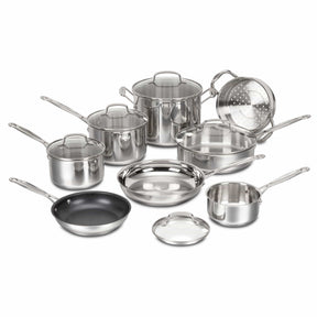 Cuisinart Chef's Classic™ Stainless Cookware 13-Piece Set, Silver