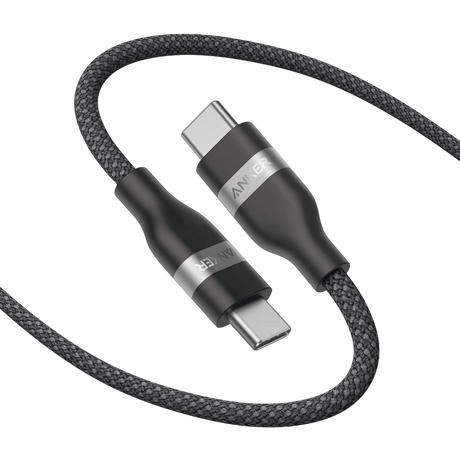 Anker USB-C to USB-C Cable (3 ft / 6 ft, 240W, Upcycled-Braided)