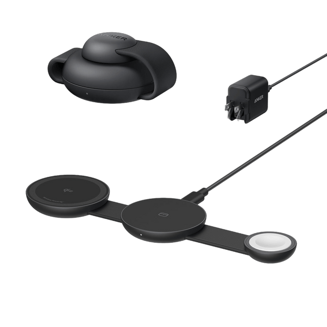 Anker MagGo Wireless Charging Station (3-in-1, Foldable Pad)