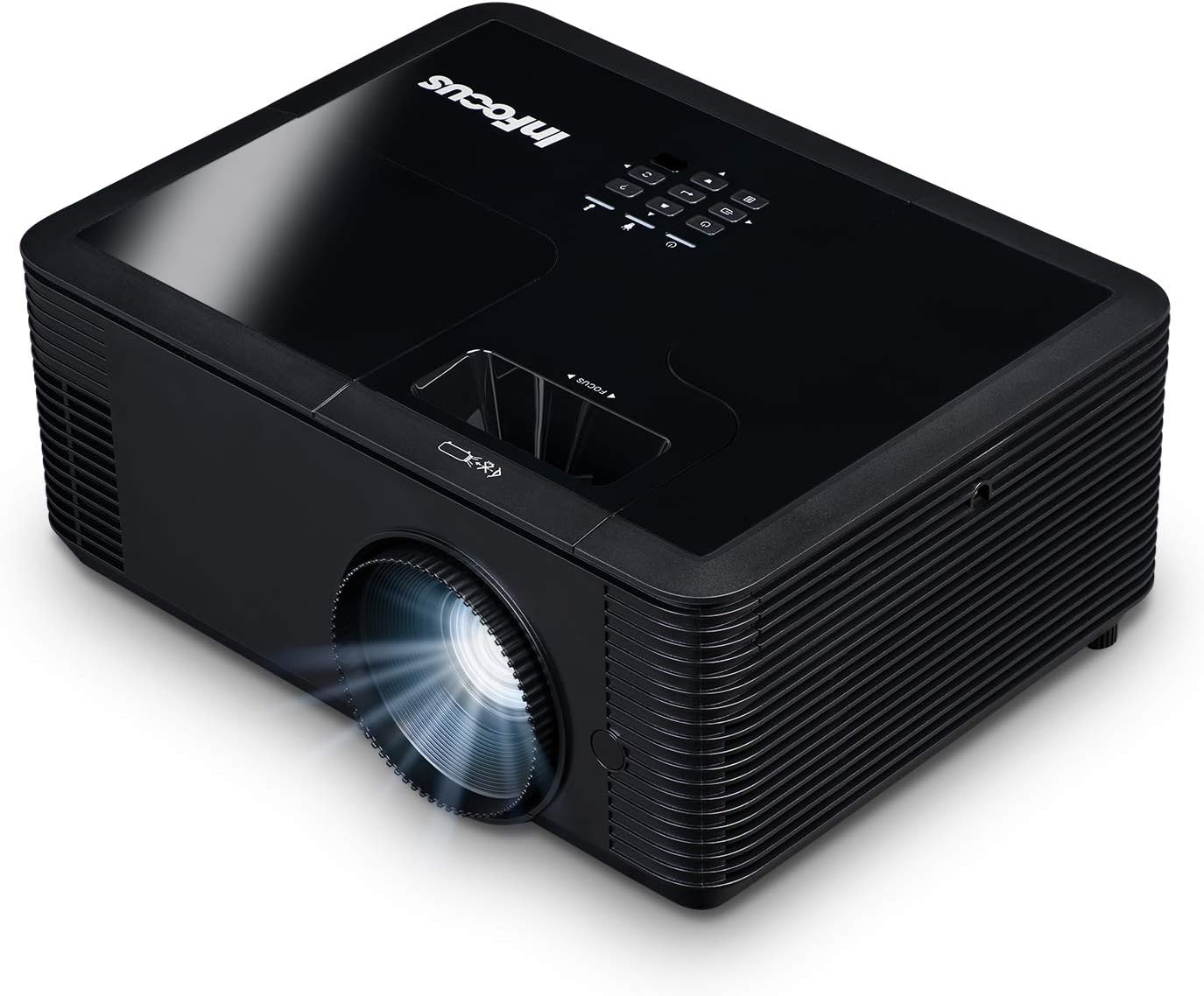 InFocus IN2136 Projector, Ultra-Bright WXGA, 4500 Lumens, 1.3X Zoom, 3X HDMI, VGA, 3D and Wi-Fi Ready