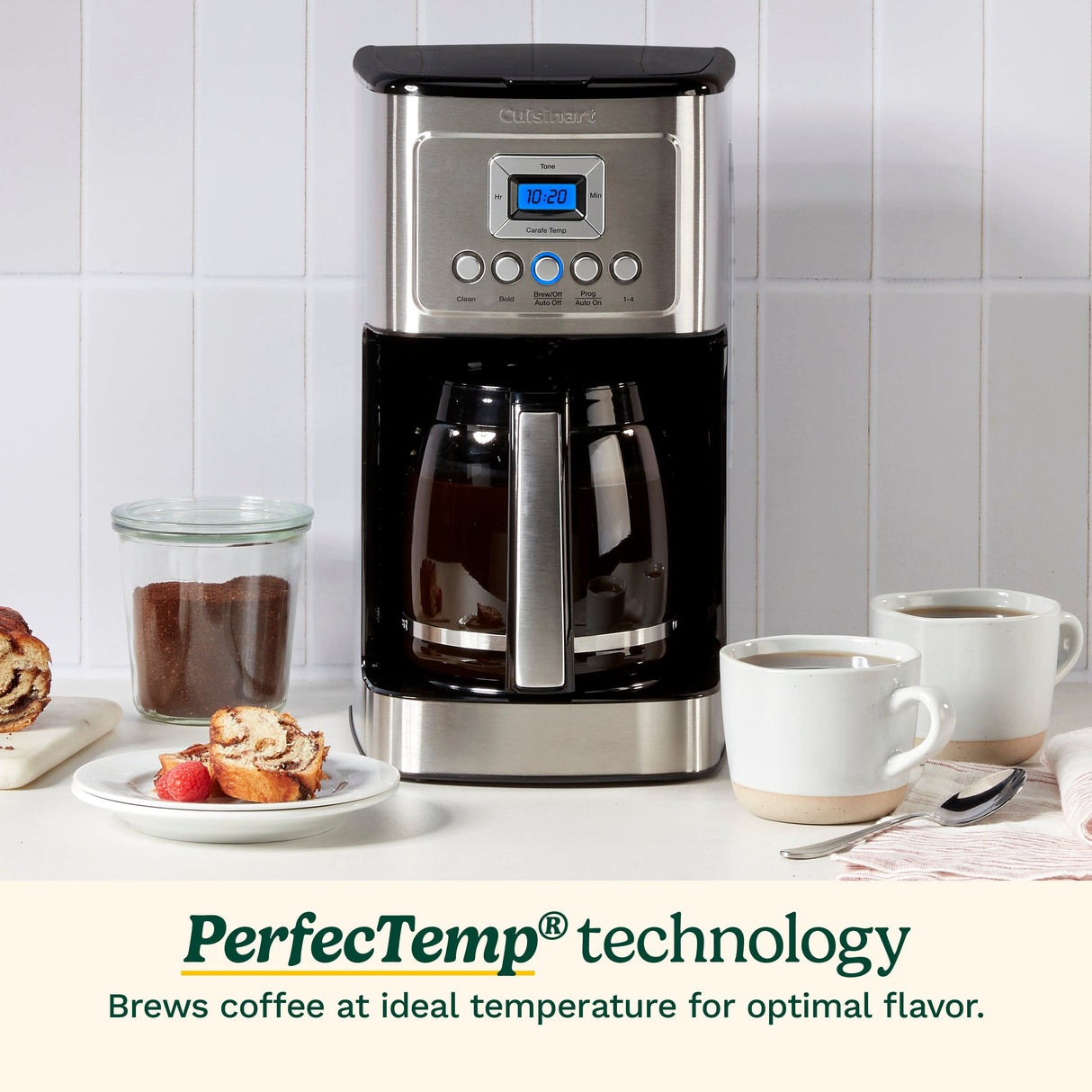 Cuisinart 14 Cup Programmable Coffee Maker, Silver