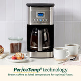 Cuisinart 14 Cup Programmable Coffee Maker, Silver