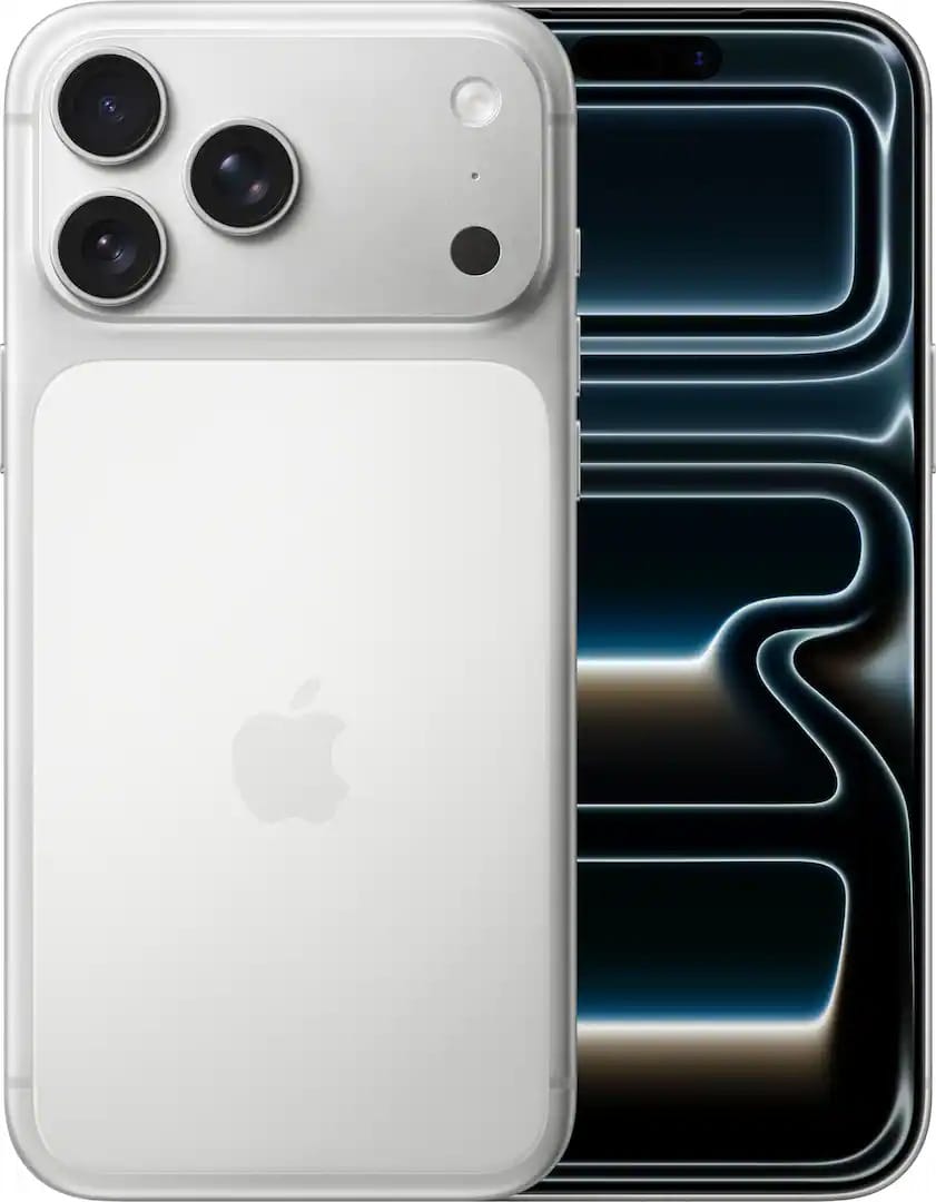 Apple iPhone 17 Pro Max 1TB 100% Battery Unlocked Smartphone, Silver - Refurbished