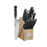 Cuisinart Triple Rivet 15 Piece Knife Block Set, Black