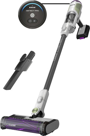 Shark Detect Pro Cordless Stick QuadClean Multi-Surface Brushroll, Lightweight Vacuum, Dark Grey/Tea Green - Certified Refurbished
