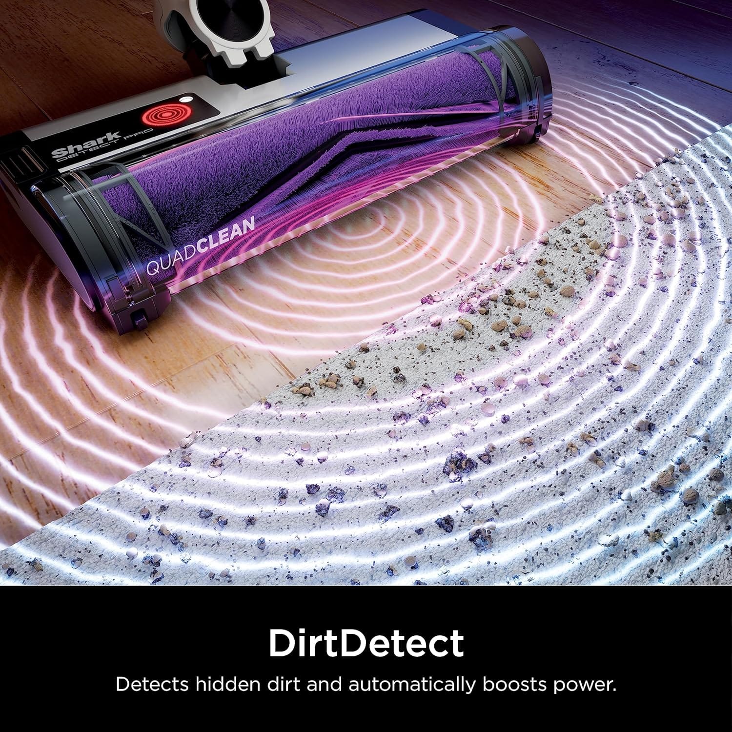 Shark Detect Pro Auto-Empty System, Cordless Vacuum, White/Beats Brass - Open Box
