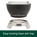 Cuisinart 19.5” Cleanburn Smokeless Fire Pit, Black Stainless