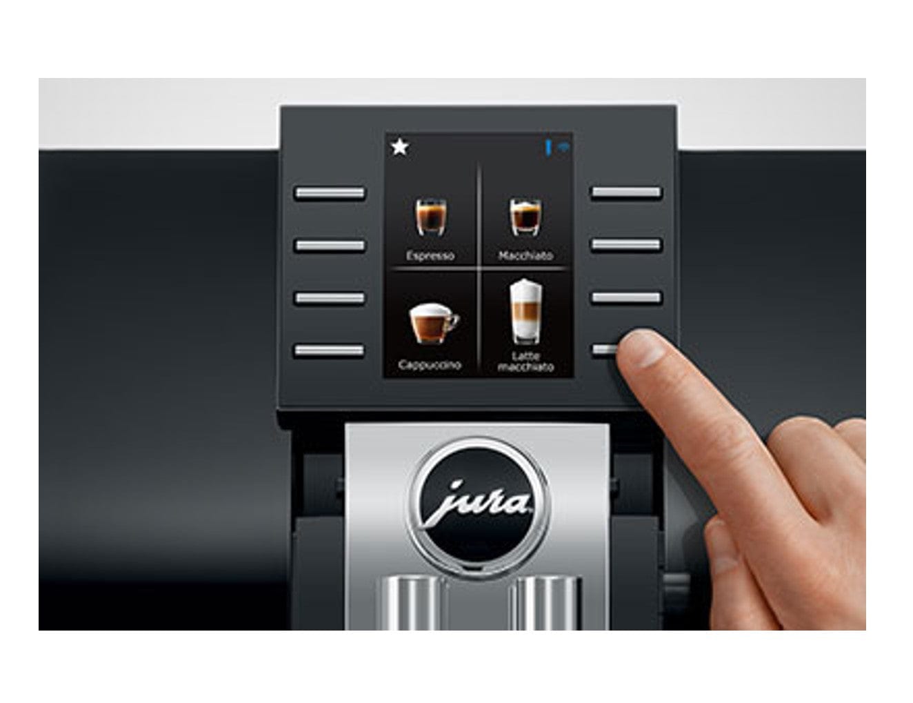 Jura Z6 81oz Automatic Coffee Machine, Aluminum Black - Certified Refurbished