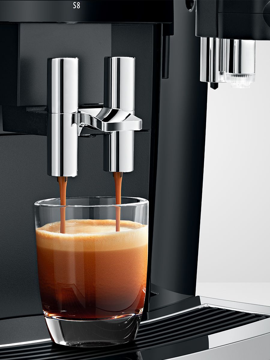 Jura J15358.99 S8 Automatic Coffee Machine, Piano Black - Certified Refurbished