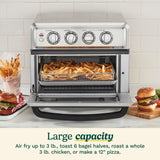 Cuisinart Air Fryer Toaster Oven with Grill, Silver