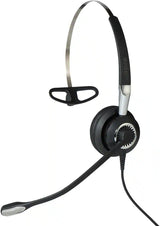 Jabra BIZ 2400 II QD Mono NC Wired Headset, 3-in-1 Convertible, Contact Center, Black - Certified Refurbished