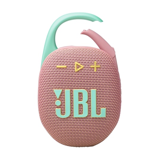 JBL Clip 5 Portable Bluetooth Speaker, Pink - Certified Refurbished
