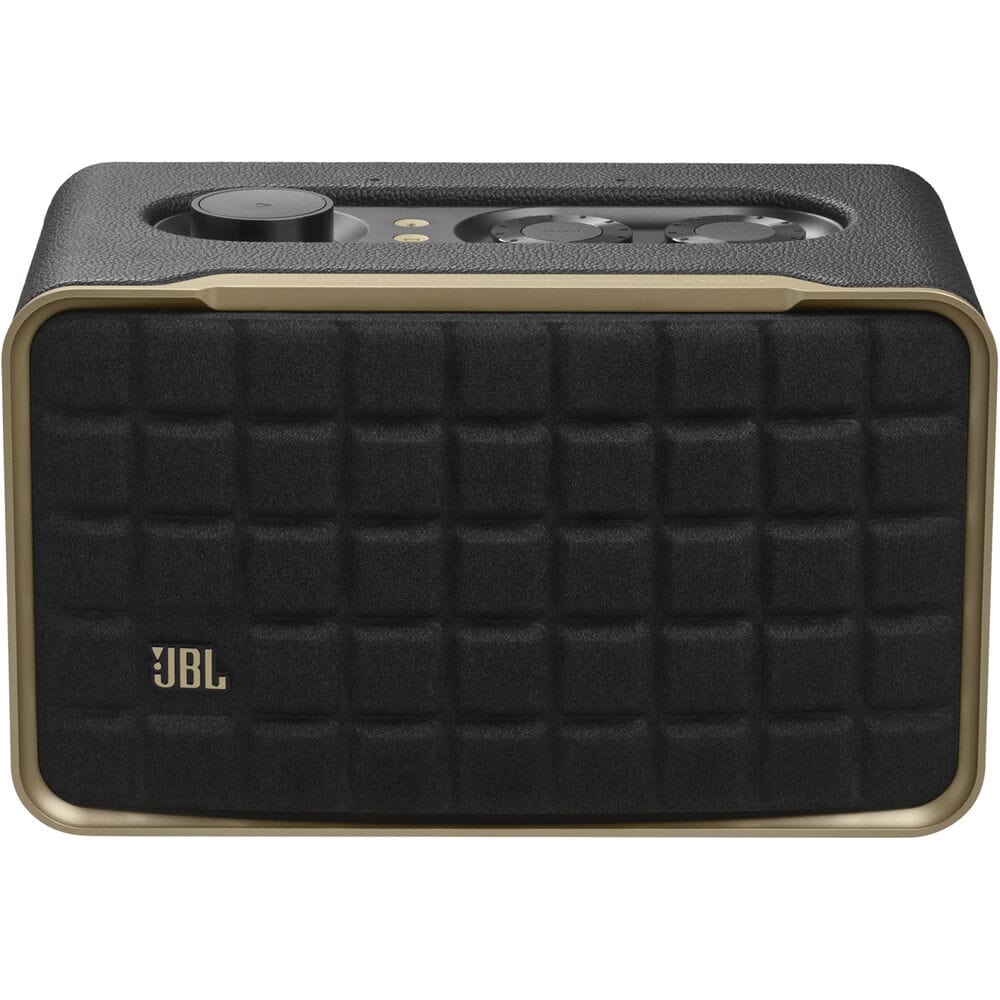 JBL Authentics 200 Retro Style Wi-Fi Bluetooth Portable Smart Home Speaker - Certified Refurbished