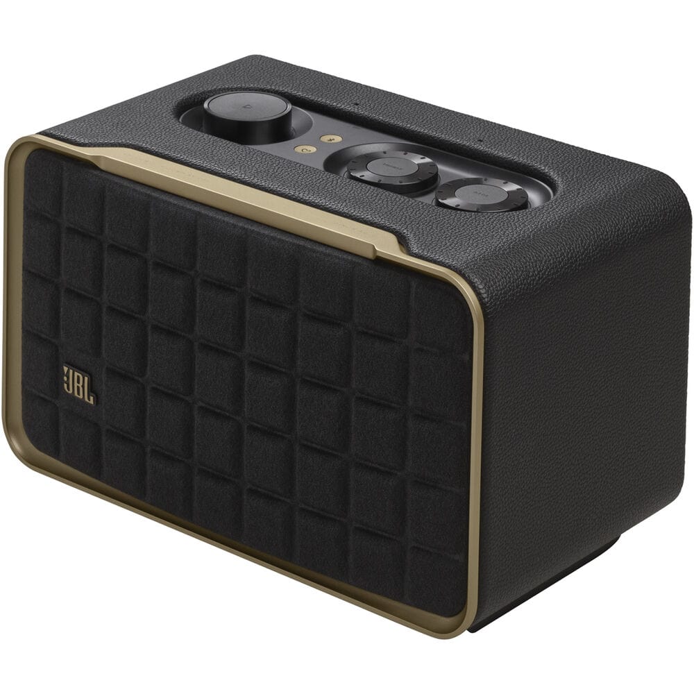 JBL Authentics 200 Retro Style Wi-Fi Bluetooth Portable Smart Home Speaker - Certified Refurbished